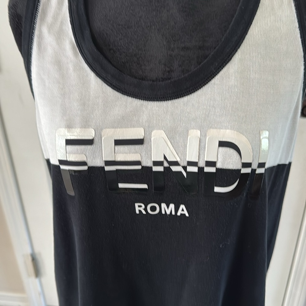 Authentic Fendi tank top size medium size 46 - Picture 2 of 8